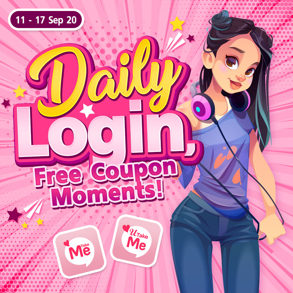 Daily Login, Free Coupon Moments!