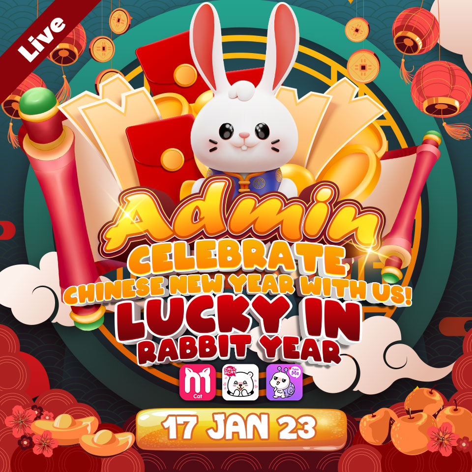 Admin Celebrate Chinese New Year with us! LUCKY IN RABBIT YEAR